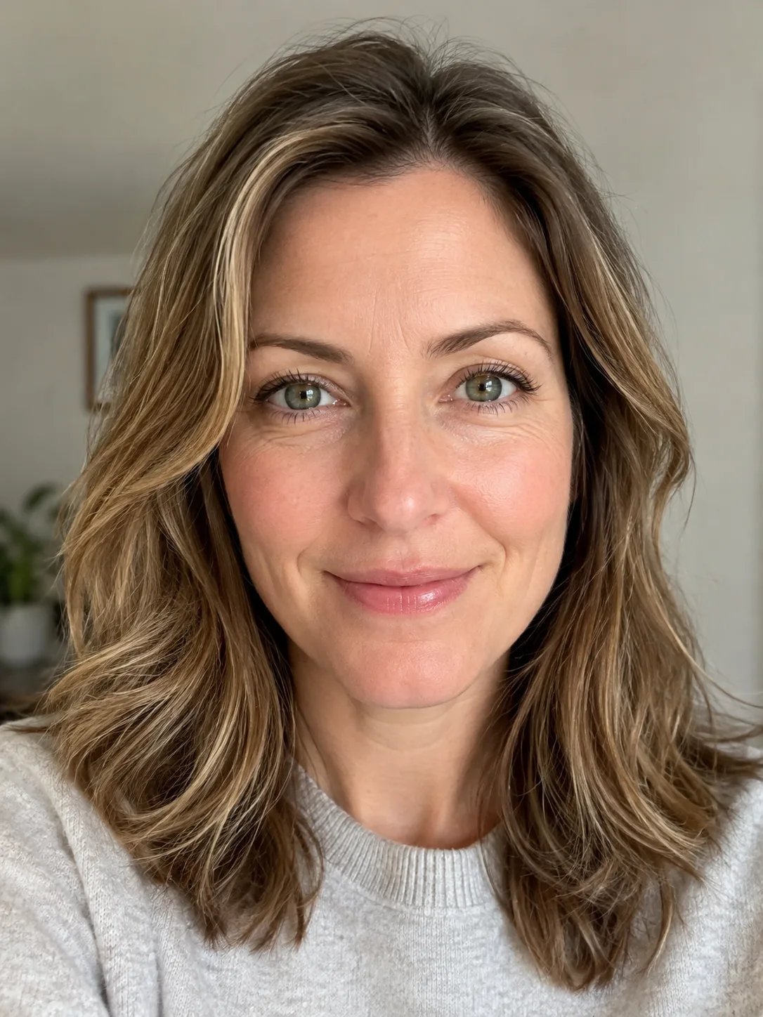 Face clearly in frame